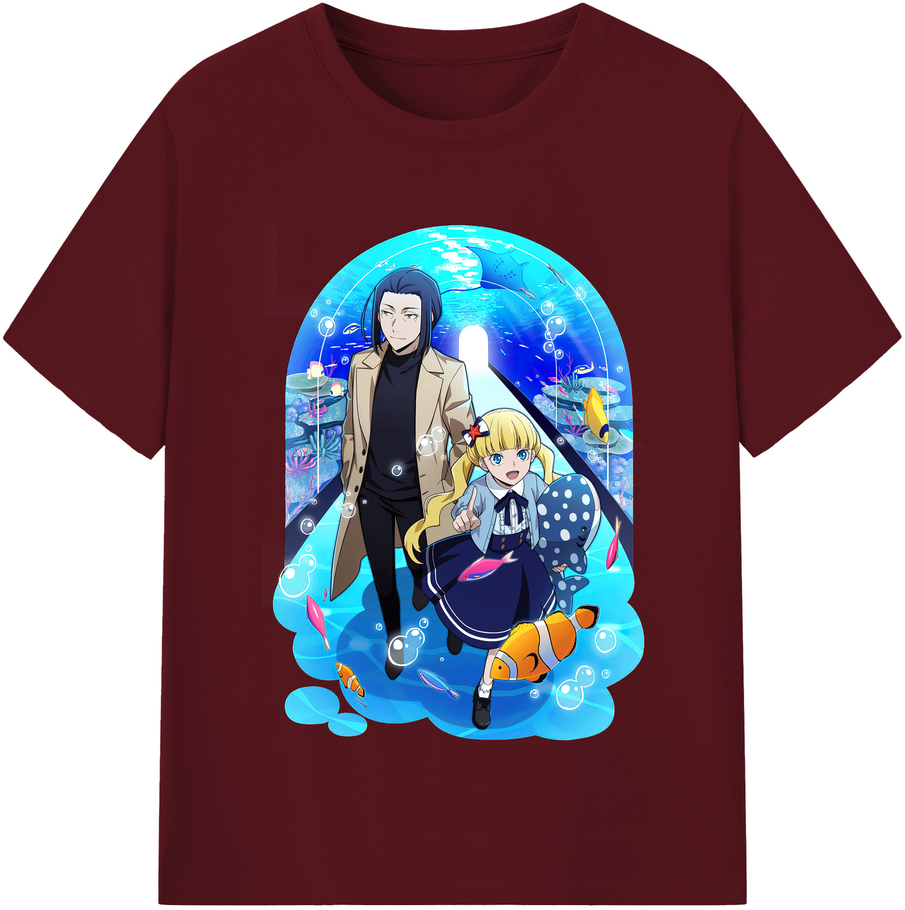 （画像用） 文豪ストレイドッグス Bungo Stray Dogs 綿100％半袖Tシャツ（フロントプリント）